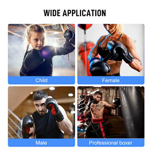 Guantes de Boxeo de Cuero Genuino con Logotipo Personalizado para Entrenamiento de Boxeo, Negros y Rojos, 12oz 14oz, Duraderos y Personalizados - Product Image 6