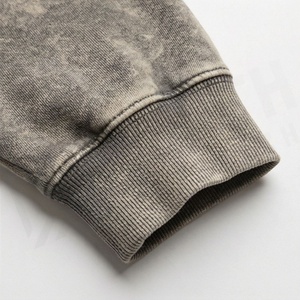 Custom Puff Print Logo Men Winter Streetwear Vintage Oversized Acid Wash Two-Piece <b>Jogger</b> <b>Set</b> <b>Plus</b> <b>Size</b> Blank Activewear - Product Image 6