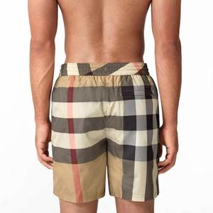 Shorts de sport pour homme à carreaux, séchage rapide, légers, pour l'été, la gym, la course à pied et l'entraînement, avec ceinture élastique et cordon de serrage - Product Image 3
