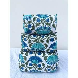 Nuevas Bolsas de Aseo Bohemias de Algodón, Ligeras, Estampadas a Mano, Bolsas de Viaje para Artículos de Aseo, Caja de Joyería para Actividades al Aire Libre - Product Image 3