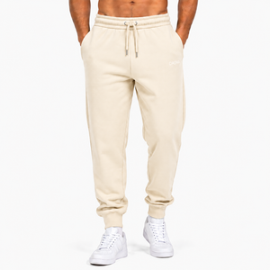 Pantalon de jogging décontracté 100 % coton imperméable et respirant pour homme, coupe droite, personnalisable OEM, vente en gros, faible coût - Product Image 1