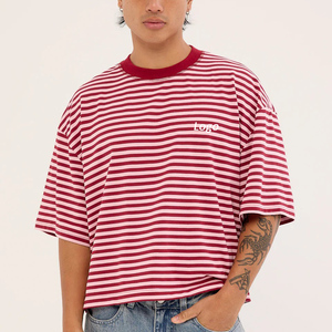 Hot Sale Men's Oversized T-Shirt 100% Cotton Round Neck <b>Plain</b> <b>White</b> Casual <b>Tee</b> Custom Logo Summer Streetwear T-shirt - Product Image 2