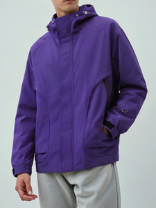 Conjunto Deportivo Impermeable de Secado Rápido para Hombre, Personalizable, Corte Holgado, Sudadera con Capucha Extra Grande, Chaqueta con Logotipo Personalizado, Pantalones Deportivos de Poliéster - Product Image 2