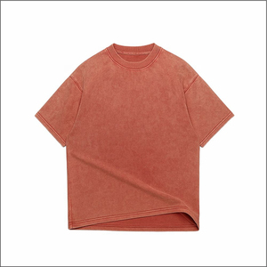 T-shirts légers en tissu doux, effet délavé, fabriqués au Pakistan, 100% coton, coupe ample, imprimés, pour hommes. - Product Image 1