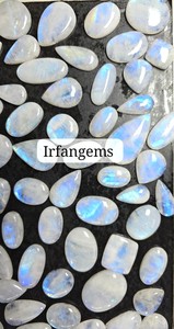 High Quality Rainbow Moonstone Loose Gemstoens 100%Natural Rainbow Moonstone Mix Shape Size Jewlery Making Stone Moonstone Lot - Product Image 4