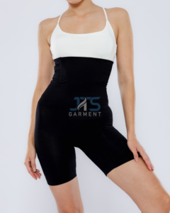 Pantalon gainant taille haute sans couture, effet corset, rehausseur de hanches, grande taille, pour le ventre, confortable toute la journée - Product Image 4