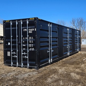 Contenedor de Acero de Alta Calidad de 40 Pies con Puertas Enrollables Triples Laterales para Fácil Acceso a la Carga y Logística Global - Product Image 6