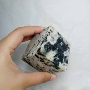 Venta al por mayor de alta calidad Natural Indonesia cebra piedra Cubo de PIE forma piedras preciosas artesanía curación cristal 5 cm - Product Image 3