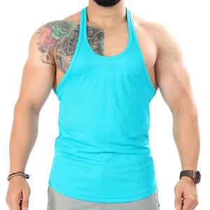 Men Unisex Casual <b>Sports</b> <b>Tank</b> <b>Top</b> Cotton Bamboo Fiber Breathable Nonwoven Front Logo Summer Wear Fitness Workout Vest Gym Sale - Product Image 3