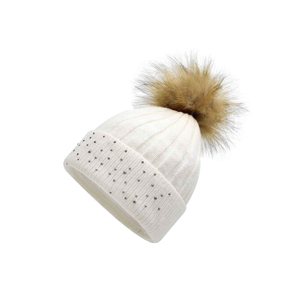 Gorro de Invierno de Lana de Primera Calidad al por Mayor, con Logotipo Personalizado Impreso, Transpirable, Impermeable, Gorro de Punto para Exteriores, Unisex - Product Image 1