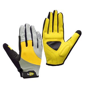 Guantes de Ciclismo Negros de Dedo Completo, Transpirables, Antideslizantes, con Gel en la Palma, para Ciclismo y Deportes al Aire Libre - Product Image 3