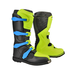 Chaussures de motocross imperméables, respirantes et à séchage rapide, confortables, avec doublure en cuir véritable et semelle intérieure en caoutchouc, plates, pour la conduite hivernale - Product Image 1