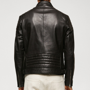 ARTIZ INTERNATIONAL Custom Genuine <b>Leather</b> <b>Jackets</b> Men Womens Unisex Pure <b>Leather</b> Retro Biker Style Windproof Eco-Friendly - Product Image 2