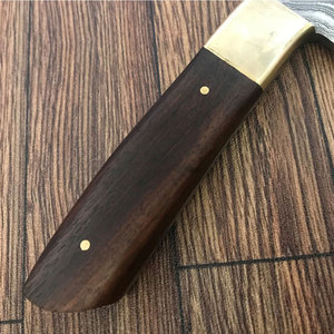 Durable Handmade Eco-Friendly Damascus Steel Chef Knife for <b>Kitchen</b> Cooking Comfortable Grip Dishwasher Safe for Outdoor <b>Camping</b> - Product Image 4