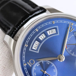 Montre mécanique automatique pour homme, de luxe, romantique et éternelle, avec cadran bleu de qualité supérieure, affichage de la date, idéale pour les voyages d'affaires décontractés - Product Image 2
