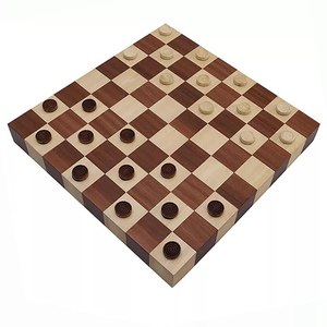 Tablero de Ajedrez de Madera Hecho a Mano con Caja, Tablero y Piezas de Ajedrez de Madera Personalizados en Color - Product Image 1