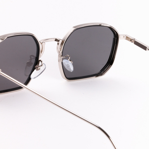 2967 New Fashion Trendy Luxury Gradient Metal Square Frame Women Men Shades Designer Custom Vintage UV400 <b>Sunglasses</b> 2025 - Product Image 5