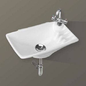 Lavabo de Pared Elegante y Versátil para Baño, Hotel, Escuela, Fácil de Limpiar, Ideal para Apartamentos - Product Image 2