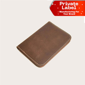 Carteras de Cuero Vacuno Duraderas, Hechas a Mano, Estilo Vintage para Hombre, Carteras de Cuero Vegano Ecológicas, Sostenibles con Corcho - Product Image 1
