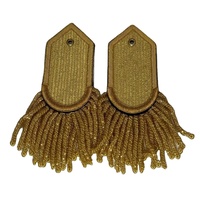 Uniforme ceremonial real bordado a mano de calidad Premium, charreteras de hombro, uniforme táctico de seda, Pin DE SEGURIDAD Vintage de alto rango