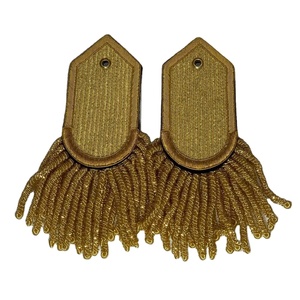 Uniforme ceremonial real bordado a mano de calidad Premium, charreteras de hombro, uniforme táctico de seda, Pin DE SEGURIDAD Vintage de alto rango - Product Image 1