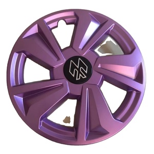 Cache-moyeu de roue premium pour voiture et <span class=keywords><strong>moto</strong></span> à <span class=keywords><strong>frein</strong></span> à tambour - Capuchon élégant en <span class=keywords><strong>ABS</strong></span> noir avec accents chromés, ajustement universel 13-17 pouces - Product Image 1