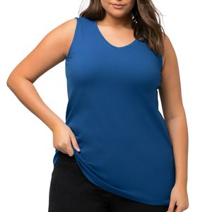Débardeur d'été sans manches à col carré pour femme, couleur unie, anti-boulochage, coupe ample, vêtement décontracté et tendance - Product Image 3