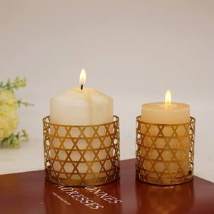 Elegant Iron Votive <b>Candle</b> <b>Holder</b> Handmade Eco-Friendly Natural Durable 2-Color Printed Christmas Home Hotel Decor Customizable - Product Image 1