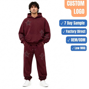 Survêtement pour homme à coupe droite, veste zippée et pantalon, fabricant, fournisseur en gros, taille personnalisée - Product Image 1