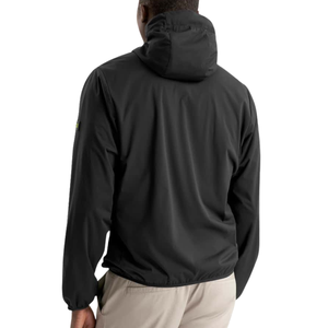 Men's Full <b>Zip</b> <b>Hooded</b> Windbreaker Coat with Two Pockets for Daily Outdoor Wear - Product Image 2