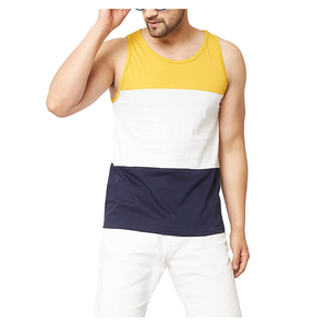 Gym Workout Running Fitness Vest For Men Lightweight Quick Dry Slim Fit Round Neck Men Tank <b>Top</b> - Product Image 4