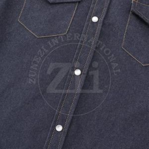 Camisas FR con Estampado Paisley/Hawaiano, Ligeras, de Algodón, con Broches de Perlas Soldados/Botones, Resistentes al Fuego CAT2, Etiqueta Tejida de Seguridad FRC - Product Image 3