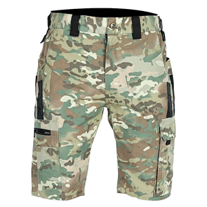 Pantalon cargo court droit pour homme, vêtements formels tendance, vente en gros, qualité OEM, export, tissu Oxford 100% coton, multi-poches - Product Image 4