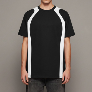 T-shirt pour homme, imprimé sur mesure, coton, col rond, tee-shirt tendance, respirant, doux, confortable, vêtements décontractés, fabrication OEM ODM - Product Image 1