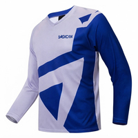 Jersey Motocross Berkualitas Tinggi, Bernapas, Transfer Panas Penuh, Logo Custom, Kaos Balap Jalan Raya, Ringan, % Poliester, Dewasa