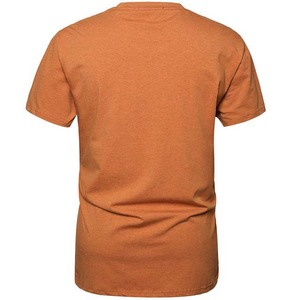 T-shirt décontracté pour homme, col rond, manches courtes, 100% coton, coupe classique, respirant, séchage rapide, impression de logo personnalisée sur le devant. - Product Image 2