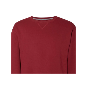Men's Custom Crew Neck Sweatshirt <b>Thick</b> <b>Fleece</b> Long Sleeve Solid Color Casual Pullover Regular Fit - Product Image 4