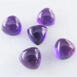 Achetez des cabochons plats en améthyste africaine naturelle de 3 mm, certifiés, pierres précieuses en vrac, bon lustre, fournisseur de pierres d'améthyste violette - Product Image 3
