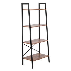 Libreria a Quattro Piani in Acciaio e Legno Fatta a Mano - Design Semplice ed Elegante - Product Image 5