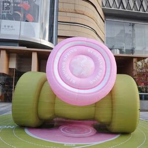Haltère gonflable de qualité commerciale avec logo personnalisé, équipement de fitness gonflable pour campagne saisonnière/<span class=keywords><strong>Expo</strong></span> Santé - Product Image 1