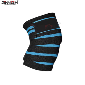 สายรัดปรับระดับได้สำหรับป้องกันเข่าและข้อศอก พร้อมแถบยืดหยุ่นสำหรับออกกำลังกาย ยกน้ำหนัก ฝึกซ้อม เพาเวอร์ลิฟติ้ง แผ่นรองรับ - Product Image 5