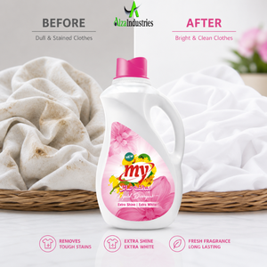 Detergente Líquido para Ropa con Aroma Floral |   Limpiador de Telas Ultra Blanco de Alta Espuma |   Lavadora Semiautomática OEM de Marca Privada para Exportación a Granel - Product Image 5