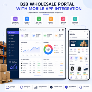 Plateforme de Marketplace B2B Avancée pour la Vente en Gros avec Intégration d'Application Mobile, Commande Multi-Vendeurs, Gestion des Stocks, Android iOS - Product Image 2