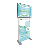 Support de brochure modulaire Airvon, présentoir pliable pour documentation, pour salon professionnel, présentation de catalogue, campagne promotionnelle
