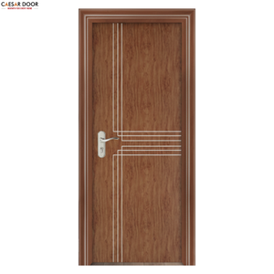 Puerta de Madera Estilo Rústico para Cocina, con Acabado WPC, Núcleo Compuesto Ecológico, para Hogar, Oficina, Apartamento, Entrada - Product Image 1