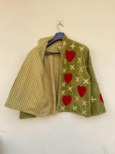 Top Product Wholesale Suzani <b>Embroidered</b> Velvet <b>Jacket</b> <b>Women</b> Short Winter Coat Button Bohemian Bomber <b>Jacket</b> Factory Price - Product Image 5