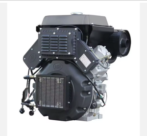 Moteur diesel industriel 30HP bicylindre en V 1326cc, 100% scellé, 3000 tr/min, 20KW de puissance, démarreur électrique à vilebrequin - Product Image 2
