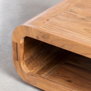 Mesa de Centro Vandana Hexa Sierra de Madera de Acacia Vacry - Product Image 5