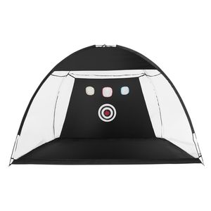 10x7 piedi rete pratica Golf interno/esterno casa Swing aiuto per l'allenamento di Golf colpire bersaglio porta borsa da cortile guida scheggiatura regalo per - Product Image 1