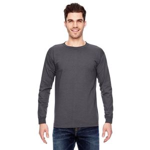 T-Shirt a Maniche Lunghe 100% Cotone per Uomo, Taglia S per Adulti, 6.1 Oz. - Colore Grigio Cenere - Product Image 4